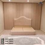 سرير رائع مع جداريه مميزه