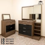 ⁦طقم غرفة نوم بنية داكنة⁩ - الصورة ⁦4⁩