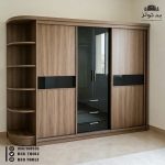 ⁦طقم غرفة نوم بنية داكنة⁩ - الصورة ⁦2⁩