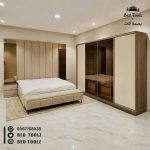 غرفه نوم شامبين بمرايا عاكسة