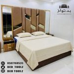 ⁦غرفة نوم بيج غامق عصرية⁩ - الصورة ⁦3⁩